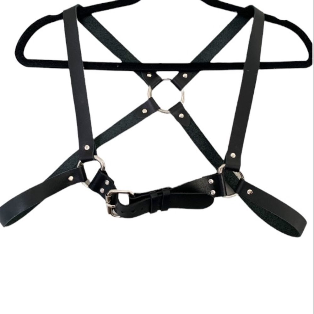 Jakimac Leather Chest Harness Belt